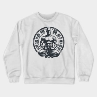 Shaolin Monk meditates Crewneck Sweatshirt